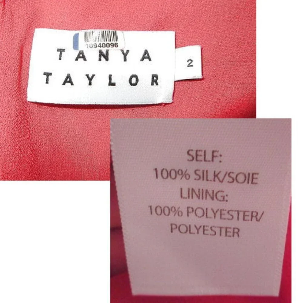 Tanya Taylor Silk Maxi Dress Size 2 Asymmetrical Tiered Iliana Ruffle Oversized